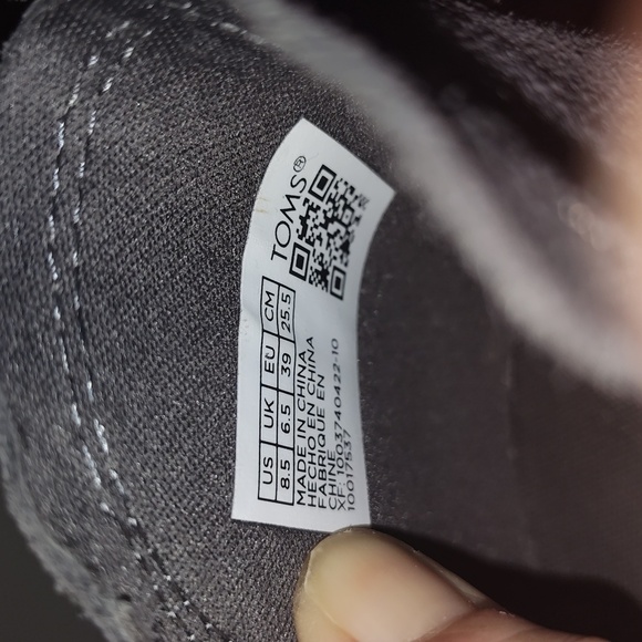 Toms Women's TOMS Women's Kallie Cutout Boot Wedge Ankle Boots Gray Size 8.5 - Picture 9 of 9